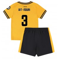 Wolves Rayan Ait-Nouri #3 Replica Home Minikit 2024-25 Short Sleeve (+ pants)